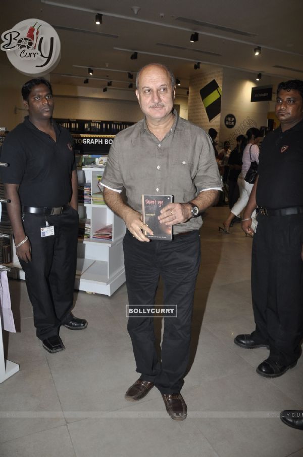 Anupam Kher unveil Broken Melodies Book at Landmark in Mumbai on Friday Night. .