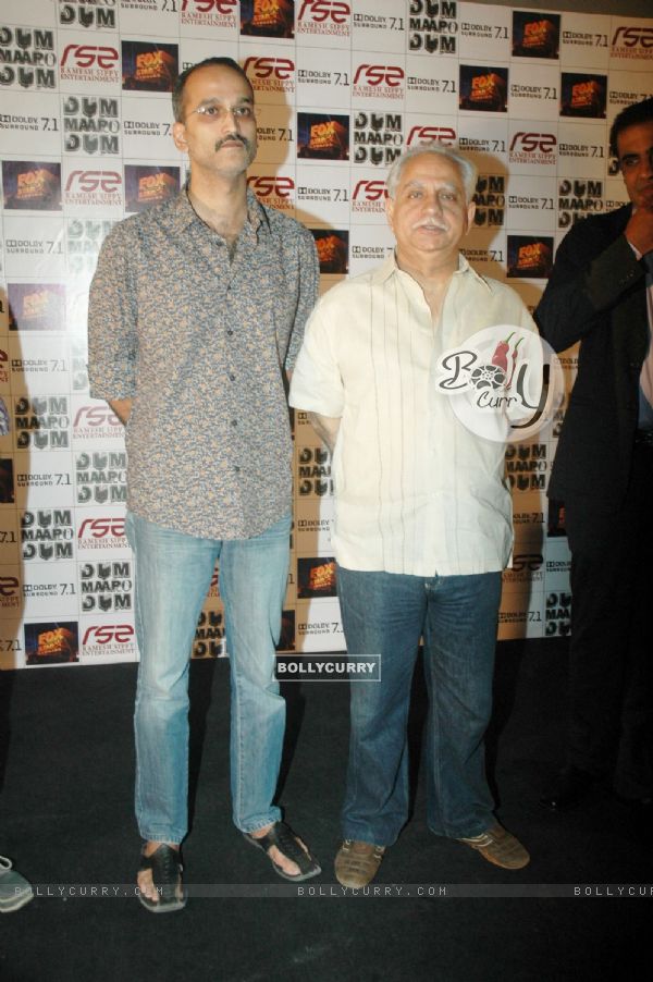 Rohan & Ramesh Sippy promote Dum Maro Dum at PVR Juhu in Mumbai on Friday evening. .