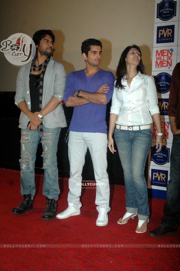 Gaurav, Rahil and Zeenal at 'Men Will Be Men' film press meet at PVR (131171)