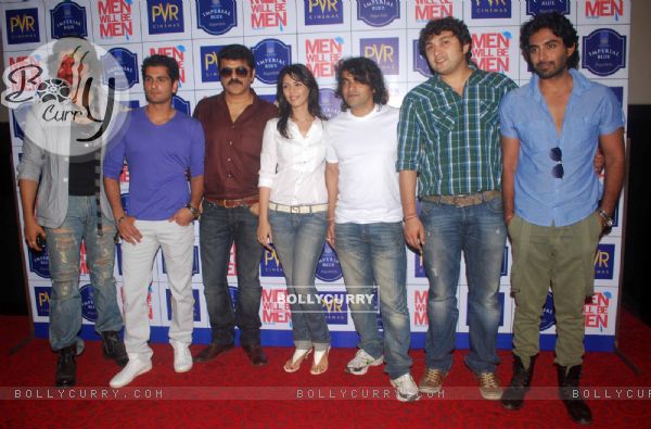 Cast and crew at press conference of movie 'Men will be Men' at PVR Juhu (131186)