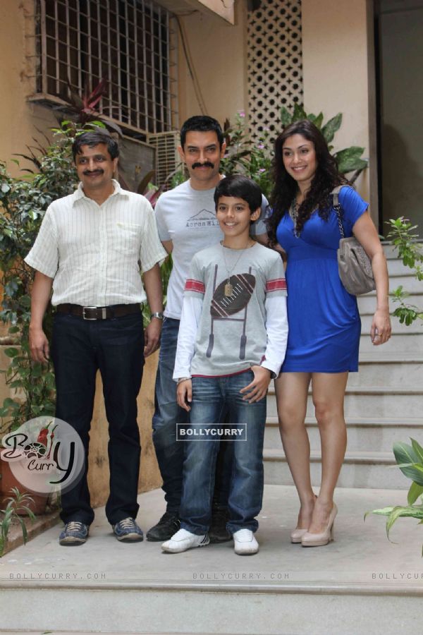 Aamir Khan's press conference for Darsheel Safari's film Zokomon
