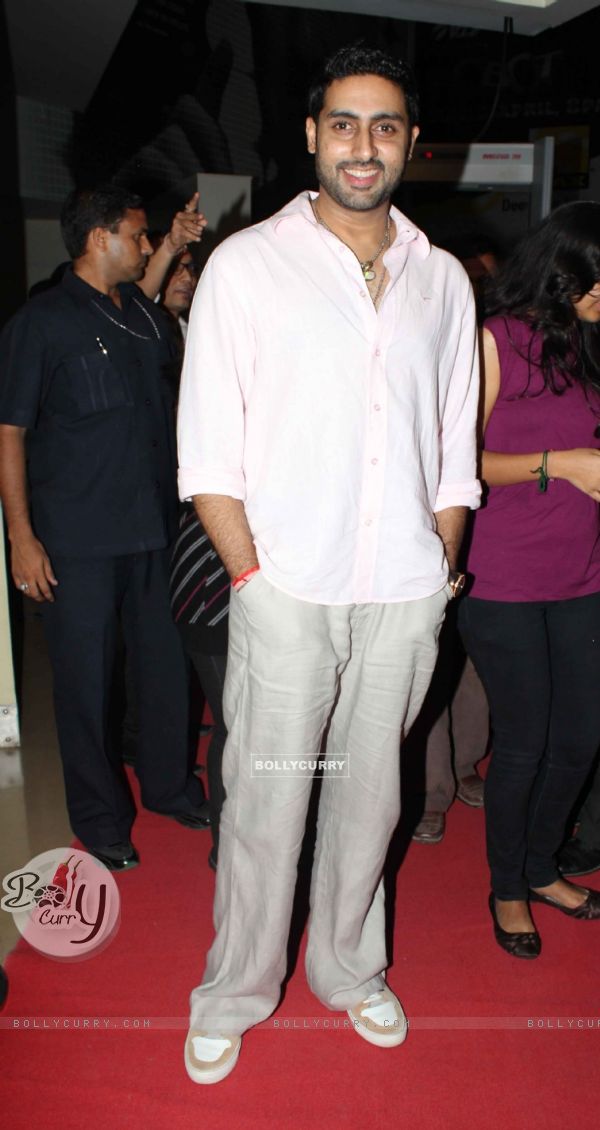 Abhishek Bachchan at special screening of movie 'Dum Maaro Dum' at PVR Juhu (131363)