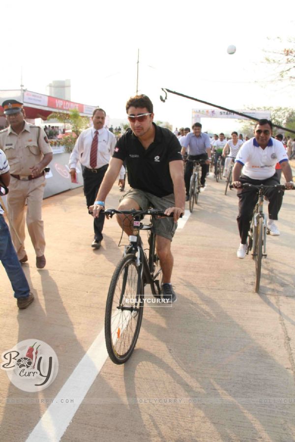 Imran Khan at BSA Hercules India Cyclothon, Bandra