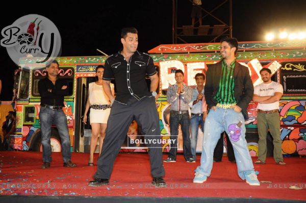Salman Khan and Asin at 'Ready' music launch at Film City. . (131846)