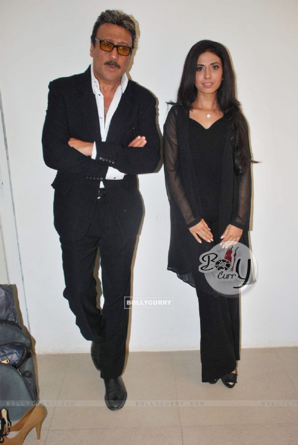 Jackie and Sheena promote new film Coverstory at Mehboob, Bandra. .