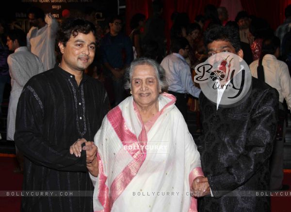Celebs at premiere of movie 'Balghandarva'