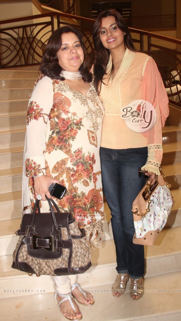 Honey Bhagnani and her mother Pooja Bhagnani at JW Marriott to celebrate Mothers Day