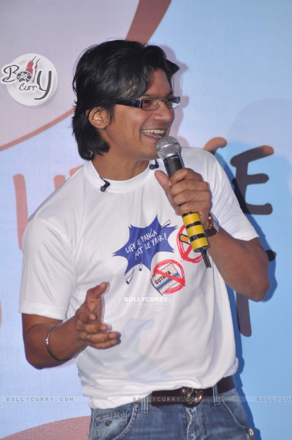 Shaan at Anti-tobacco campaign with Salaam Bombay Foundation and other NGOs, Tata Memorial, Parel. .