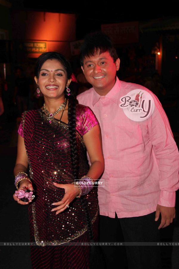 Ami Trivedi and Swapnil Joshi of Sab Tv celebrates World Family Day