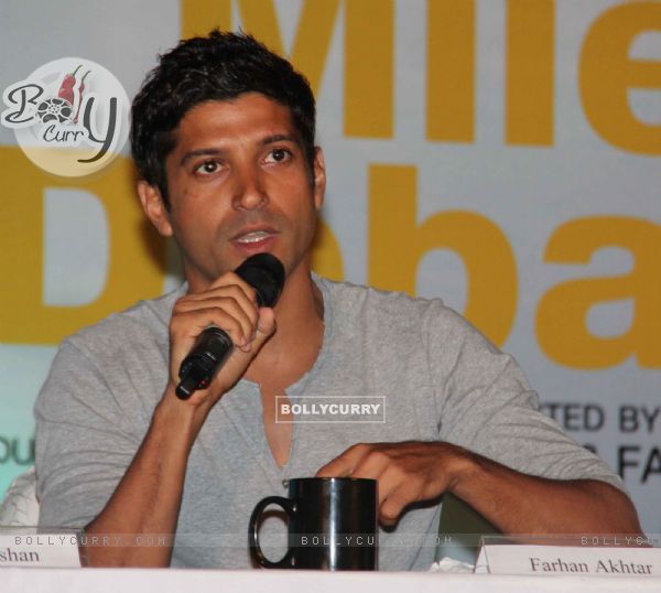 Farhan Akhtar at 'Zindagi Na Milegi Dobara' movie first look launch