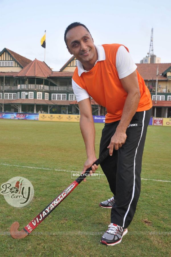 Rahul Bose at celebrity hockey match