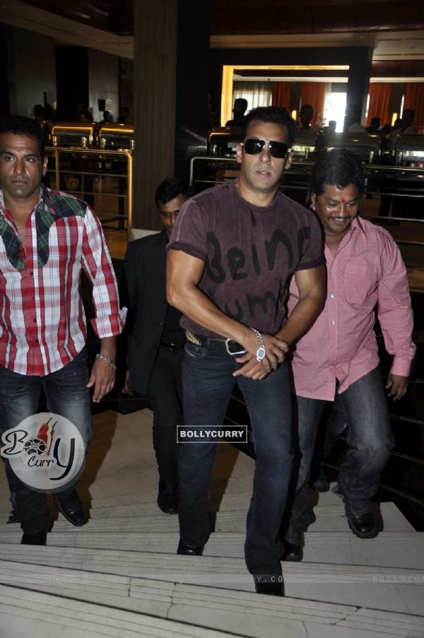 Salman Khan at Ready live mad concert announcement at Novotel Juhu Mumbai