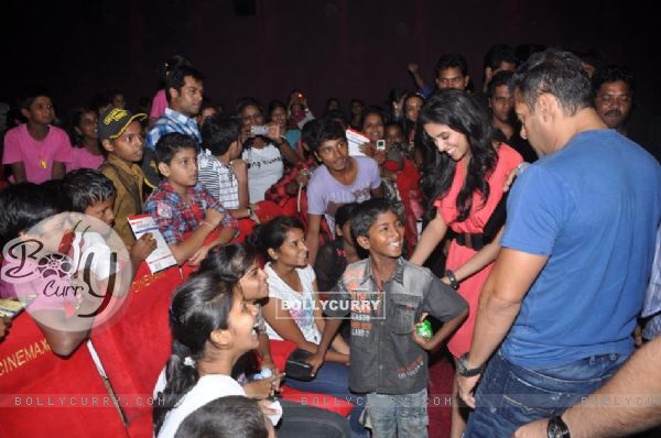 Salman Khan and Asin for upcoming film 'READY' exclusively for NGO Kids at Cinemax Versova (136677)