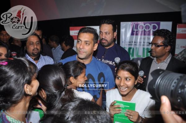 Salman Khan for upcoming film 'READY' exclusively for NGO Kids at Cinemax Versova