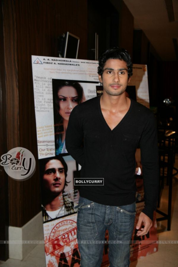 Prateik Babbar at film 'Aarakshan' first look launch at Hotel Novotel in Juhu, Mumbai