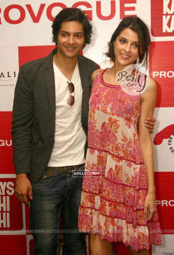 Giselle Monteiro and Ali Fazal at a promotional event for their film 'Always Kabhi Kabhi',in New Del (137935)
