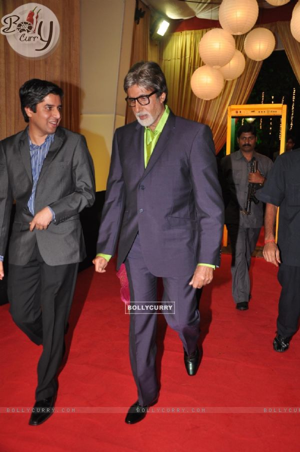 Amitabh Bachchan at Big Television Awards at YashRaj Studios