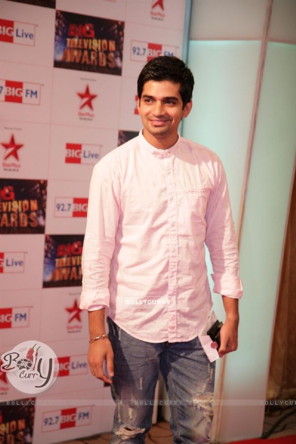 Vishal Singh at Big Television Awards at YashRaj Studios