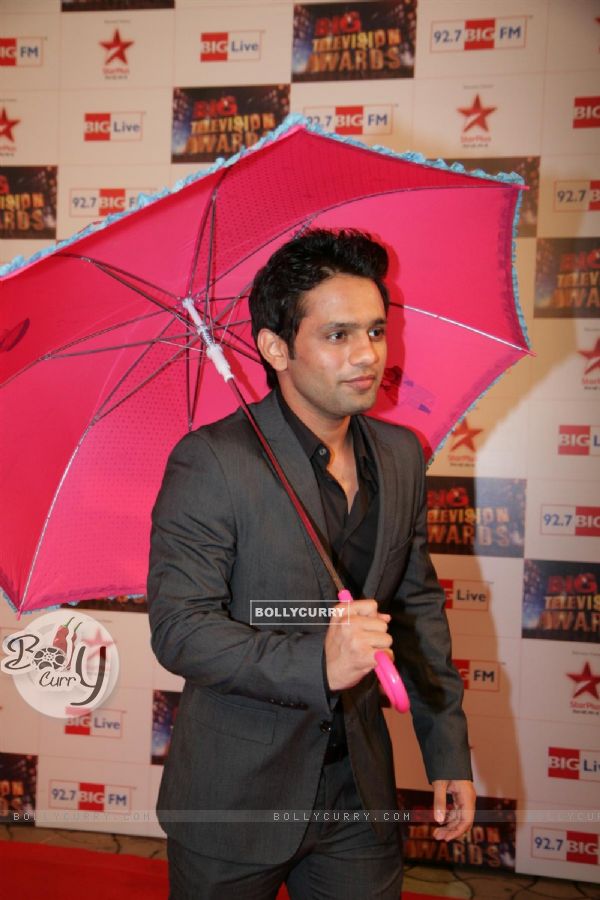 Rahul Vaidya at Big Television Awards at YashRaj Studios