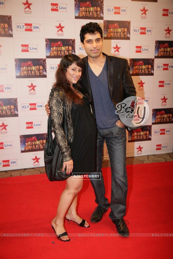 Shakti Anand and Sai at Big Television Awards at YashRaj Studios