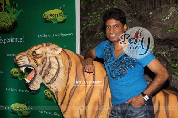 Raju Shrivastav at Rainforest restaurant and Bar launch in Andheri