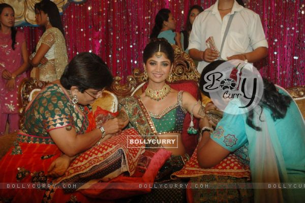 Mehndi ceremony on the sets of Swayamvar Season 3 - Ratan Ka Rishta