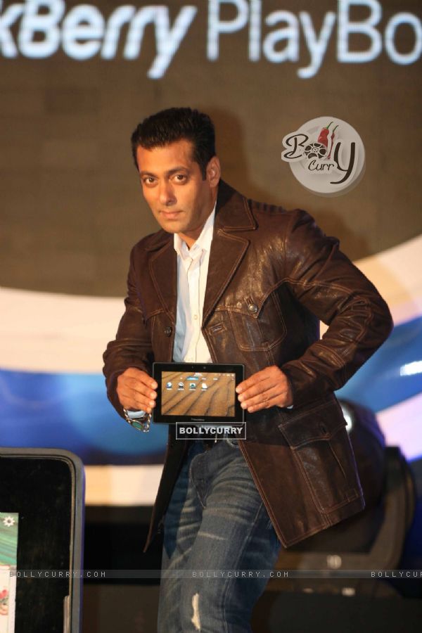 Salman Khan launches Blackberry Playbook tablet in Mumbai