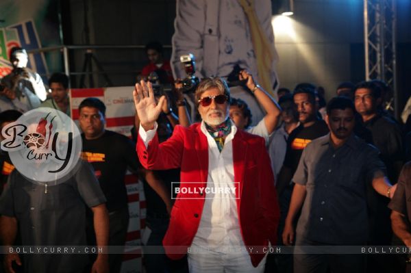 Amitabh Bachchan launch the music video of film Bbuddah...Hoga Terra Baap titled at Cinemax in Versova, Mumbai
