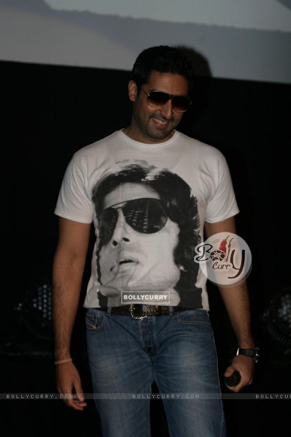 Abhishek Bachchan launch the music video of film Bbuddah...Hoga Terra Baap titled at Cinemax in Versova, Mumbai