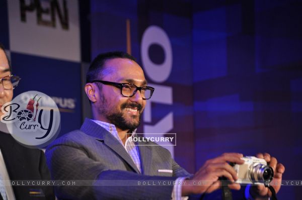 Rahul Bose brand ambassado launch 'Olympus Trinity Series Camera' at ITC hotel Parel