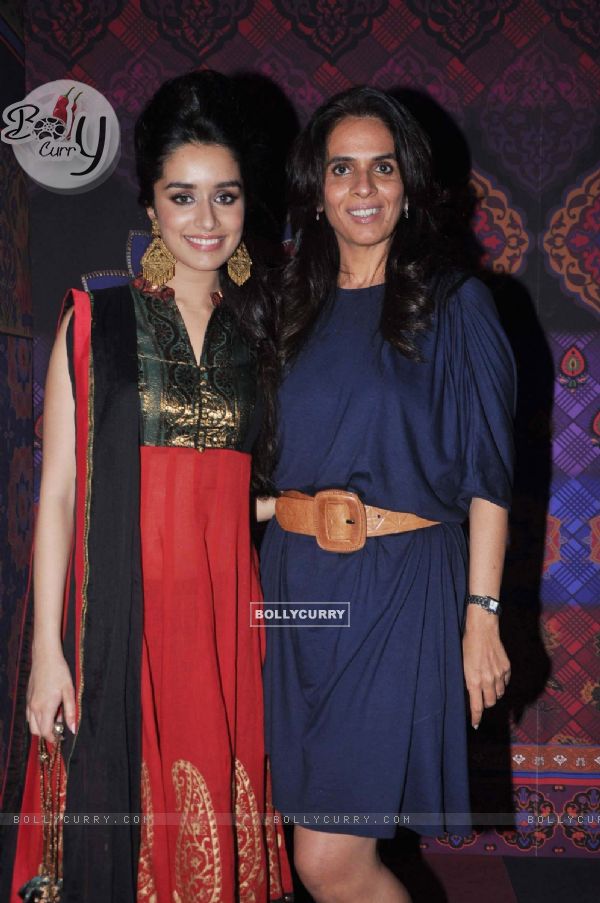 Shraddha Kapoor for Anita Dongre's brand 'Global Desi' at Mehboob Studio in Mumbai