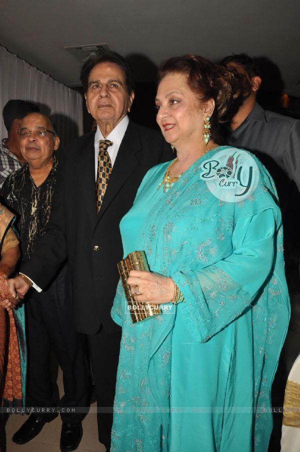 Dilip Kumar and Saira Banu at Dr Abhishek and Dr Shefali's wedding reception Khar