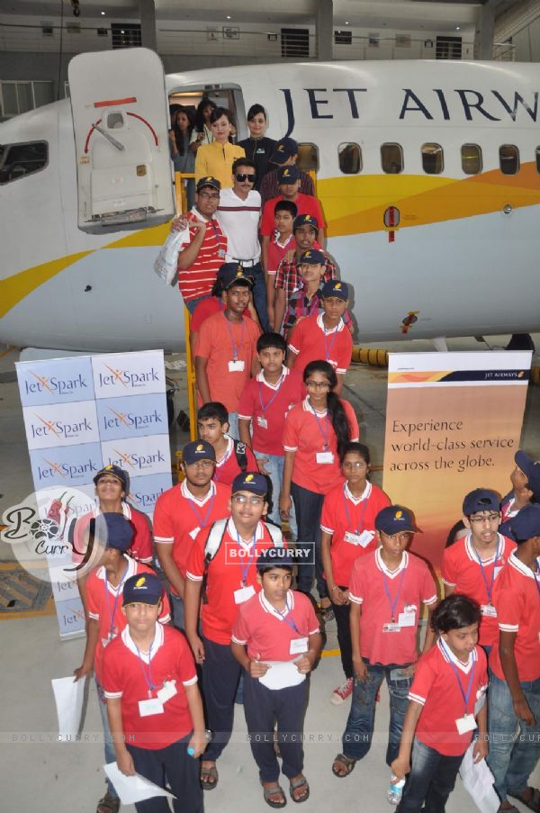 Jimmy Shergill along with Jet Airways take an educational trip for special children of NGO, Santacru