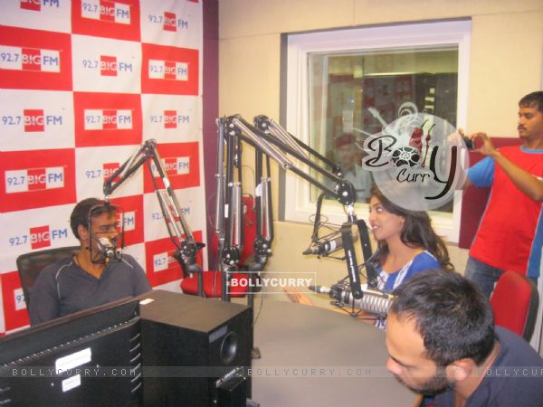 Ajay Devgan, Rohit Shetty visited BIG 92.7 FM studios to promote movie 'Singham' (147039)