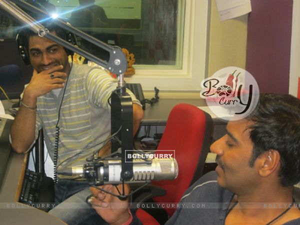 Ajay Devgan visited BIG 92.7 FM studios to promote movie 'Singham' (147041)
