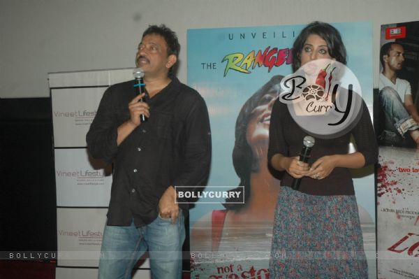 Mahie Gill and Ram Gopal Varma at Not a Love Story press meet, Cinemax (147546)