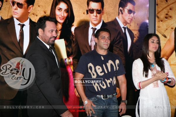 Salman Khan and Kareena Kapoor at the first look of movie Bodyguard