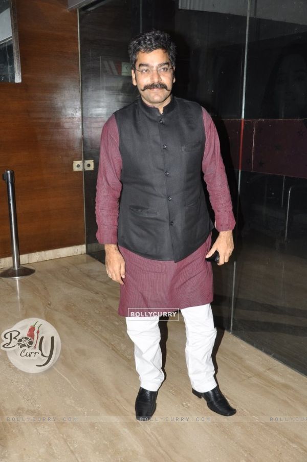 Ashutosh Rana at premiere of movie 'Gandhi To Hitler' at Cinemax