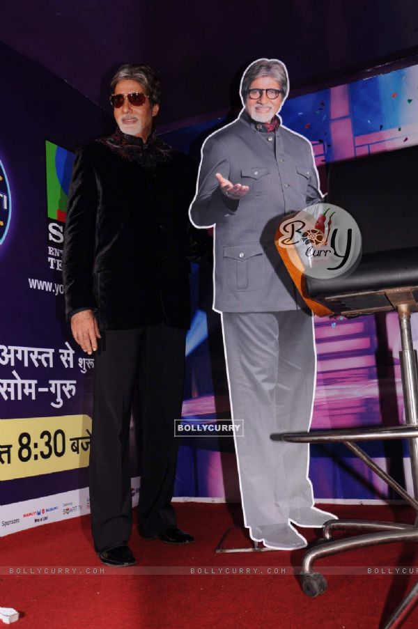 KBC 5 announcement with Amitabh Bachchan at Film City. .