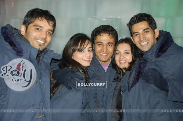 Gaurav Khanna with his friends