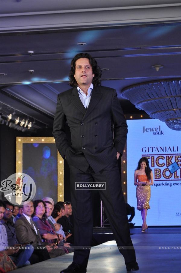 Bollywood celebrity walks the ramp for Ticket to Bollywood Gitanjali group second Indian International Jewellery show at Leela Hotel