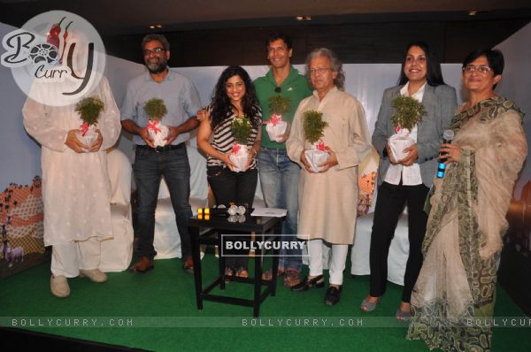 Milind Soman at Suzlon's new brand campaign for cleaner air at trident. .