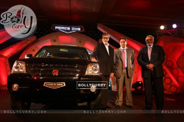 Amitabh Bachchan at the Force One SUV's car launch bash