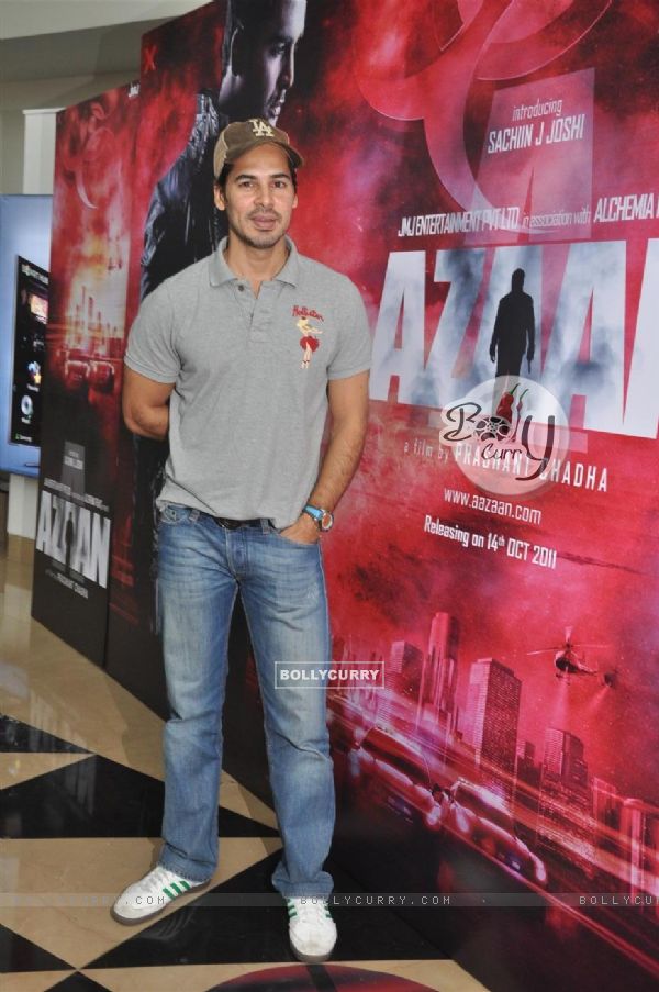 Dino Morea at First theatrical look of film 'Aazaan' at PVR, Juhu (156752)