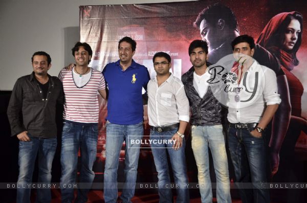 Cast and Crew at First theatrical look of film 'Aazaan' at PVR, Juhu (156787)