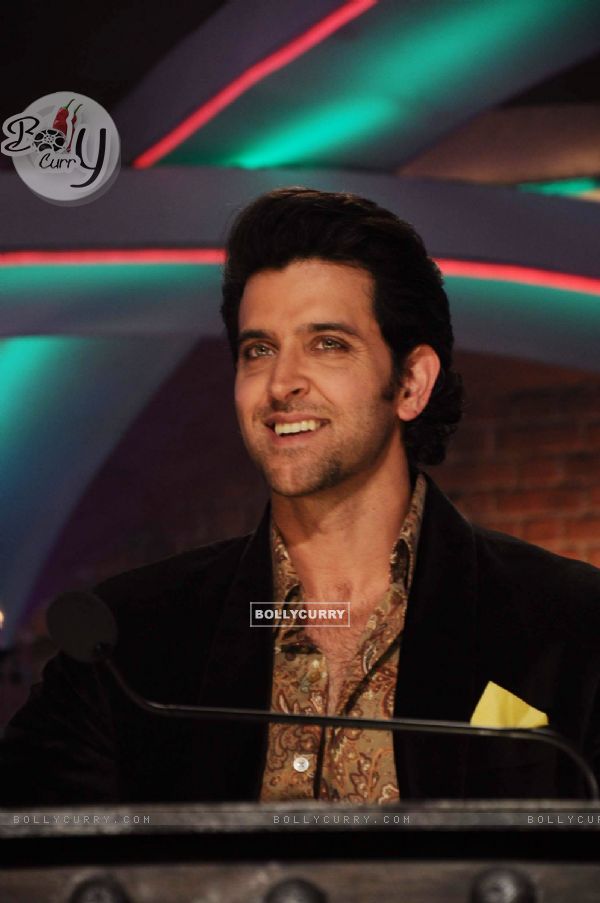 Hrithik Roshan on the sets of Just Dance in Filmcity, Mumbai