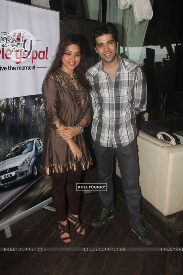 Kinshuk Mahajan and Simran at Ritz Jee Le Ye Pal press meet, Vie Lounge