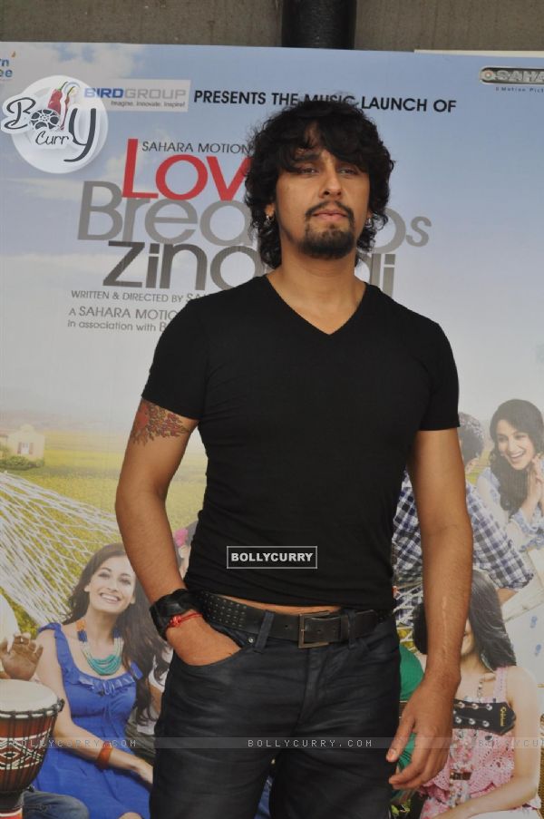 Sonu Niigam at Music launch of film 'Love Breakups Zindagi' in Mumbai