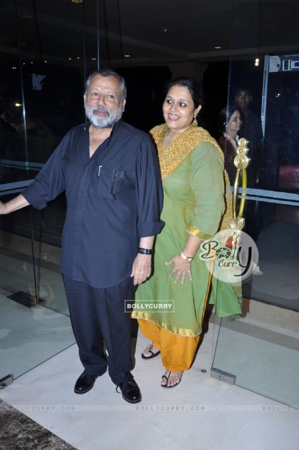 Pankaj and Supriya at Music success party of film 'Mausam' at Hotel JW Marriott in Juhu, Mumbai