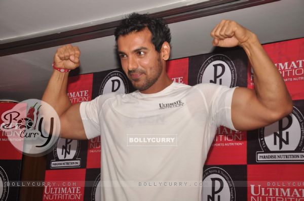 John Abraham launches Ultimate Nutrition at Trdient Nariman Point